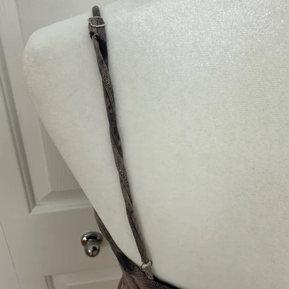 Zara Brown Ruched Crop Camisole - Picture 6 of 10